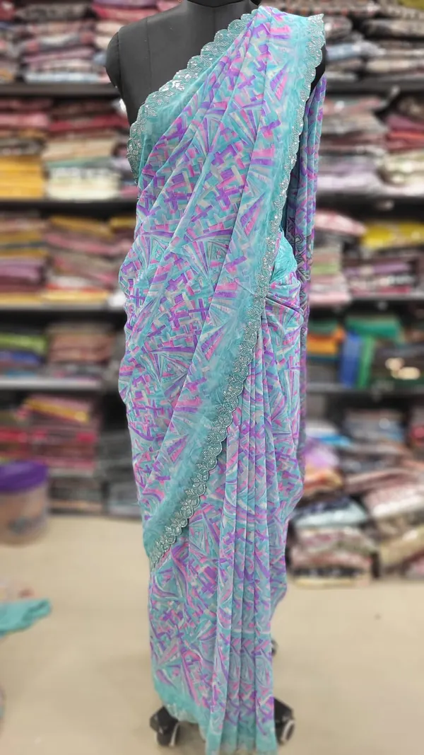 Soft Georgette Saree with Running Blouse | SR61
